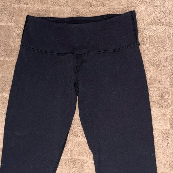Lot of 2 Lululemon Power Y Tank Yoga Top Wunder Under Crop Leggings Yoga Black 4 - Picture 10 of 14